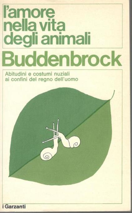 L' amore nella vita degli animali - Wolfgang von Buddenbrock - copertina