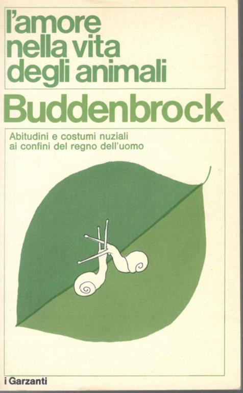 L' amore nella vita degli animali - Wolfgang von Buddenbrock - copertina