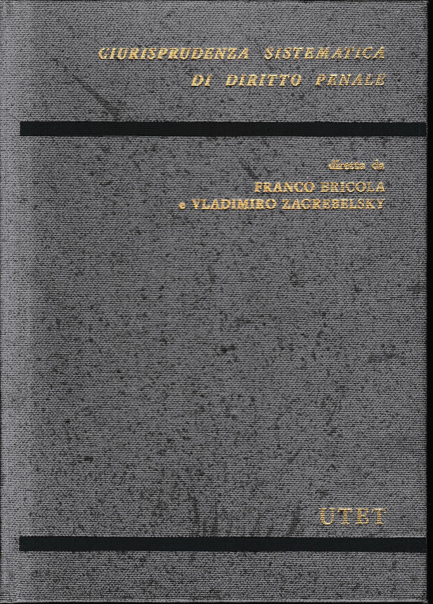 Giurispridenza sistematica di diritto penale, parte generale, vol. III
