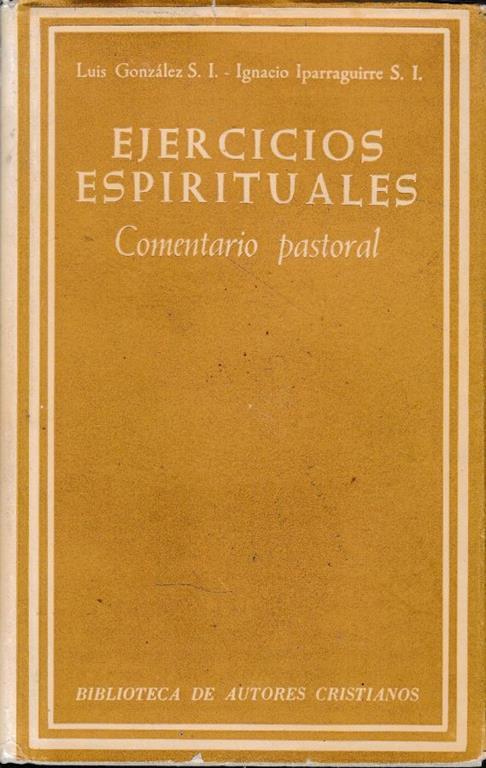 Ejercicios espirituales, comentario pastoral - copertina