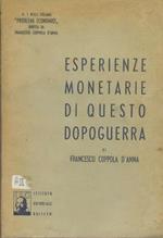 Esperienze monetarie di questo dopoguerra