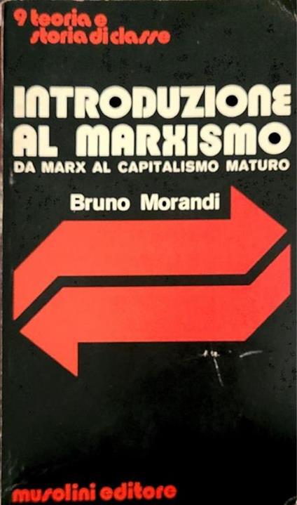 Introduzione al marxismo - da marx al capitalismo maturo - Bruno Morandi - copertina