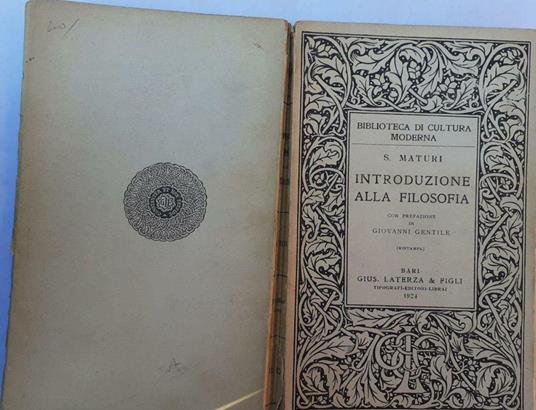Introduzione alla filosofia - Sebastiano Mauri - copertina