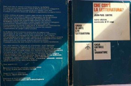 Che cos'e la letteratura? - Jean-Paul Sartre - copertina