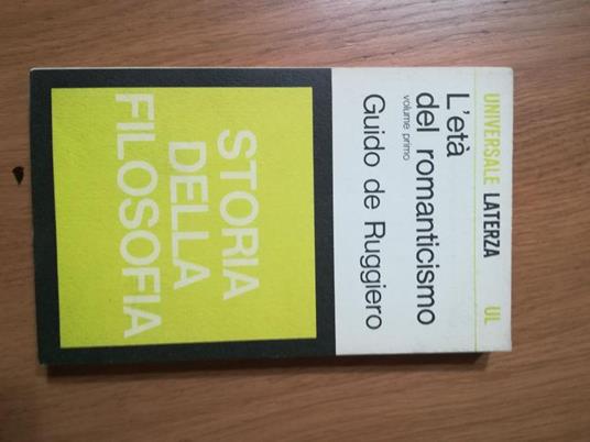 L' età del Romanticismo - Guido De Ruggiero - copertina