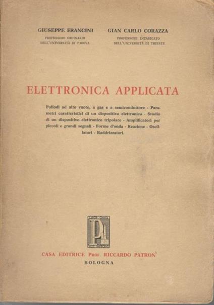 Elettronica applicata - copertina