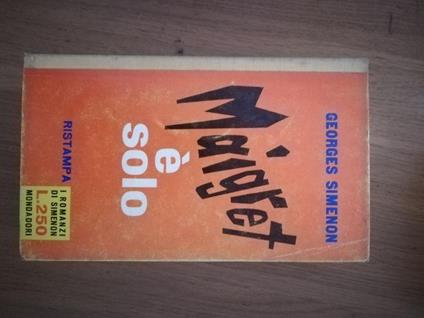 Maigret è solo - Georges Simenon - copertina