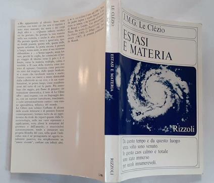 Estasi e materia - J.M.G. Le Clezio - copertina