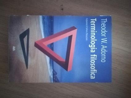 Terminologia filosofica - Theodor W. Adorno - copertina