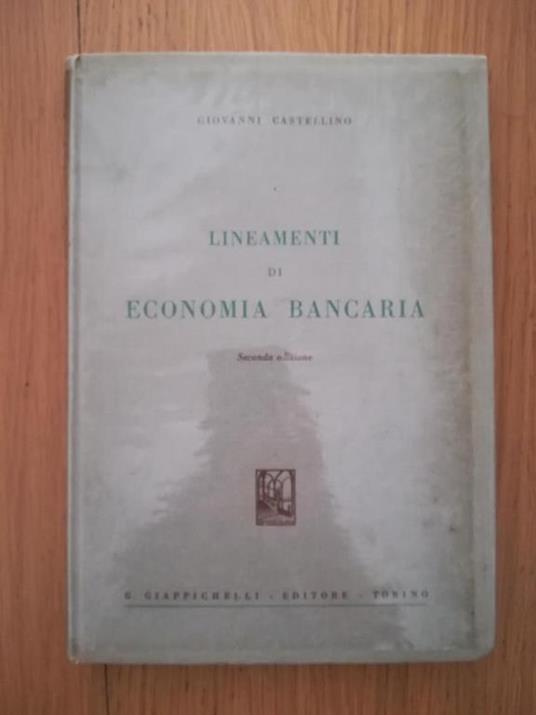 Lineamenti di economia bancaria - Giovanni Castellano - copertina