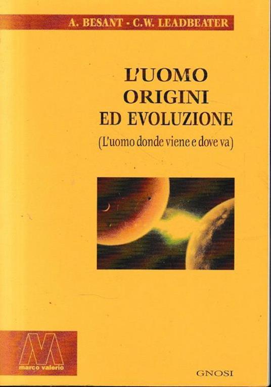 L' uomo, origini ed evoluzione (L'uomo donde viene e dove va) - copertina