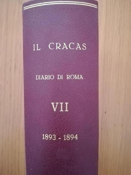 Il CRACAS diario di Roma VII - Costantino Maes - copertina