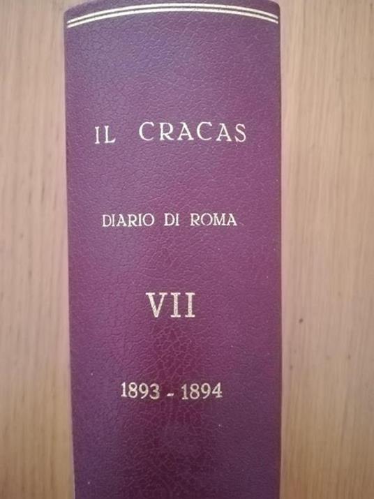 Il CRACAS diario di Roma VII - Costantino Maes - copertina