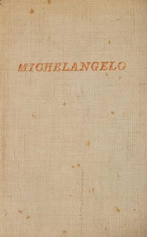 Michelangelo - Hermann Grimm - copertina
