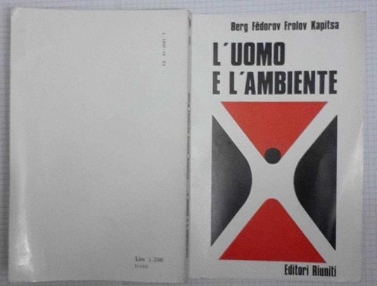 L' uomo e l'ambiente - copertina