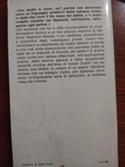 Uno  studio in rosso - Arthur Conan Doyle - copertina