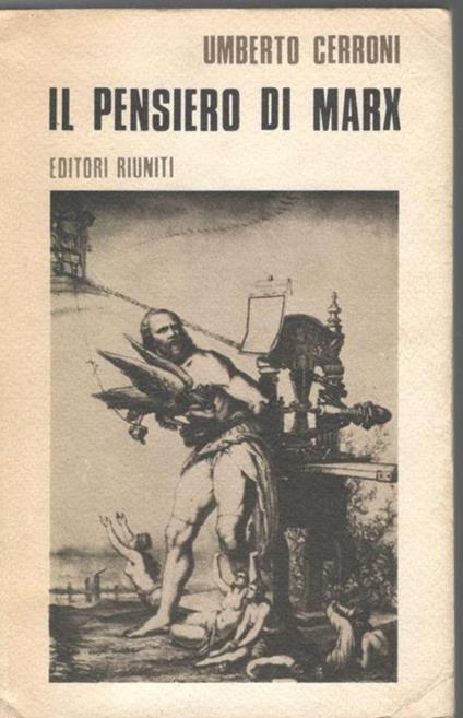 Il  pensiero di Marx - Umberto Cerroni - copertina