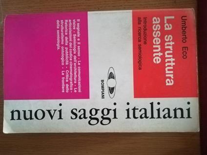 La  struttura assente - Umberto Eco - copertina