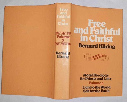 Free and faithful - Bernhard Häring - copertina