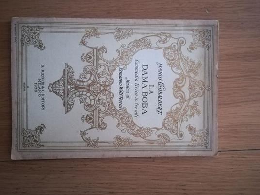 La Dama Boba - Mario Ghisalberti - copertina