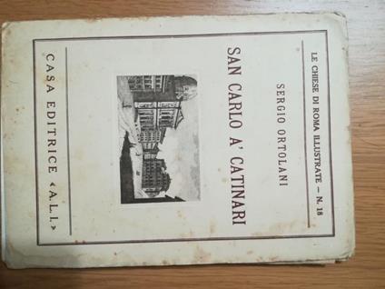 San Carlo a' Catinari - Sergio Ortolani - copertina