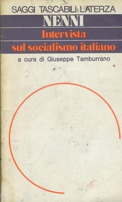 Intervista sul socialismo italiano - Pietro Nenni - copertina