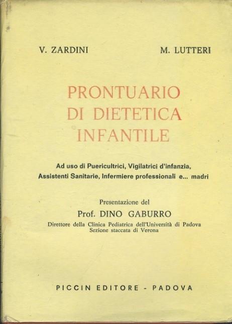 Prontuario di dietetica infantile