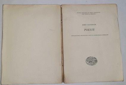 Poesie - Boris Pasternak - copertina