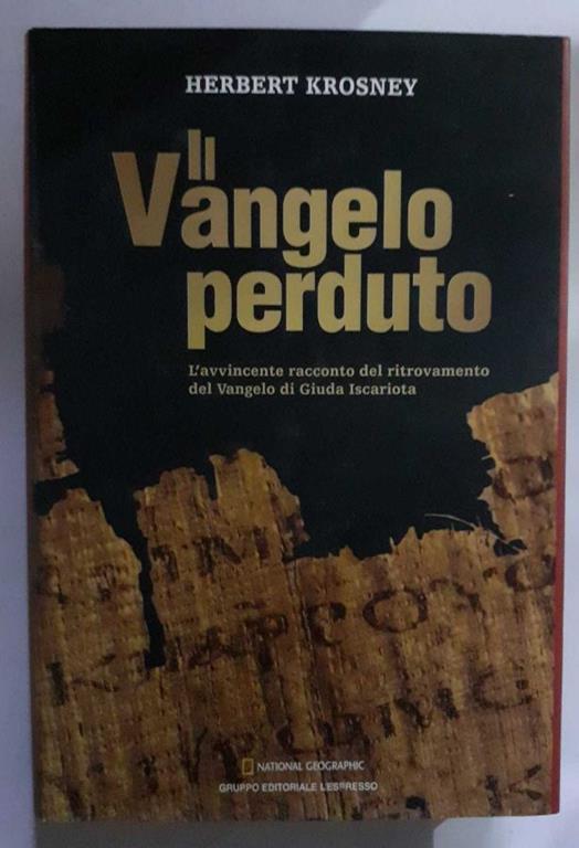 Il Vangelo perduto - Herbert Krosney - copertina