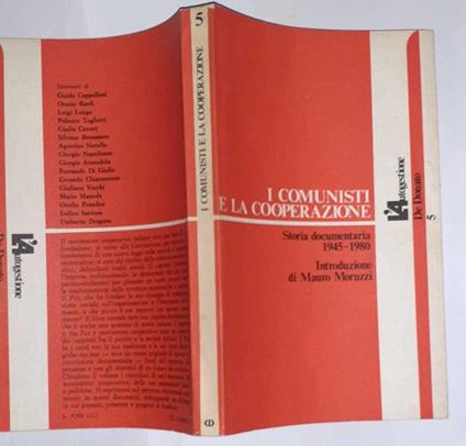 I comunisti e la cooperazione - Mauro Moruzzi - copertina