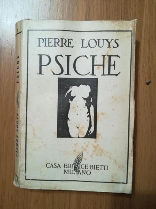 Psiche - Pierre Louÿs - copertina