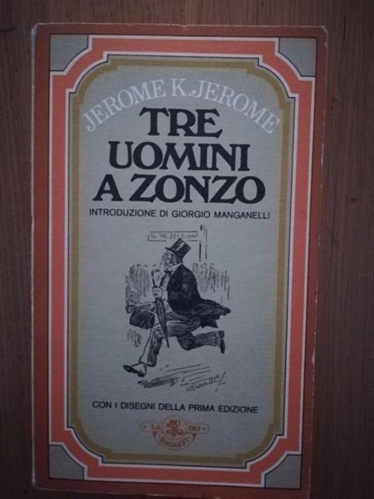 Tre uomini a zonzo - Jerome K. Jerome - copertina