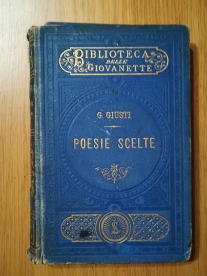 Poesie Scelte - G. Giusti - copertina