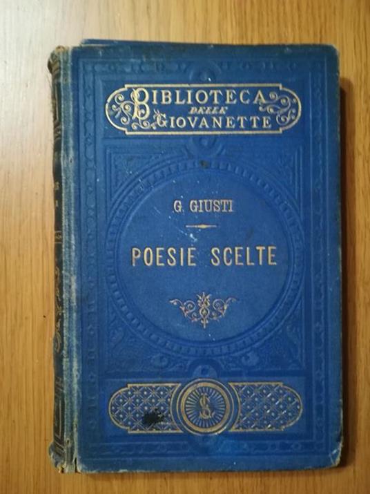 Poesie Scelte - G. Giusti - copertina