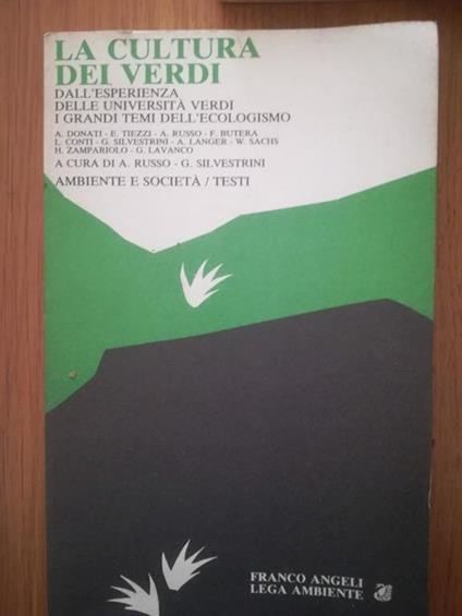 La cultura dei verdi - copertina