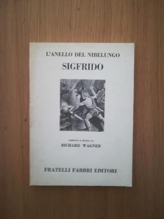 L' anello del nibelungo SIGFRIDO - Richard Wagner - copertina