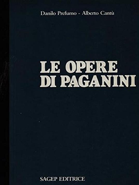Le opere di Paganini - copertina