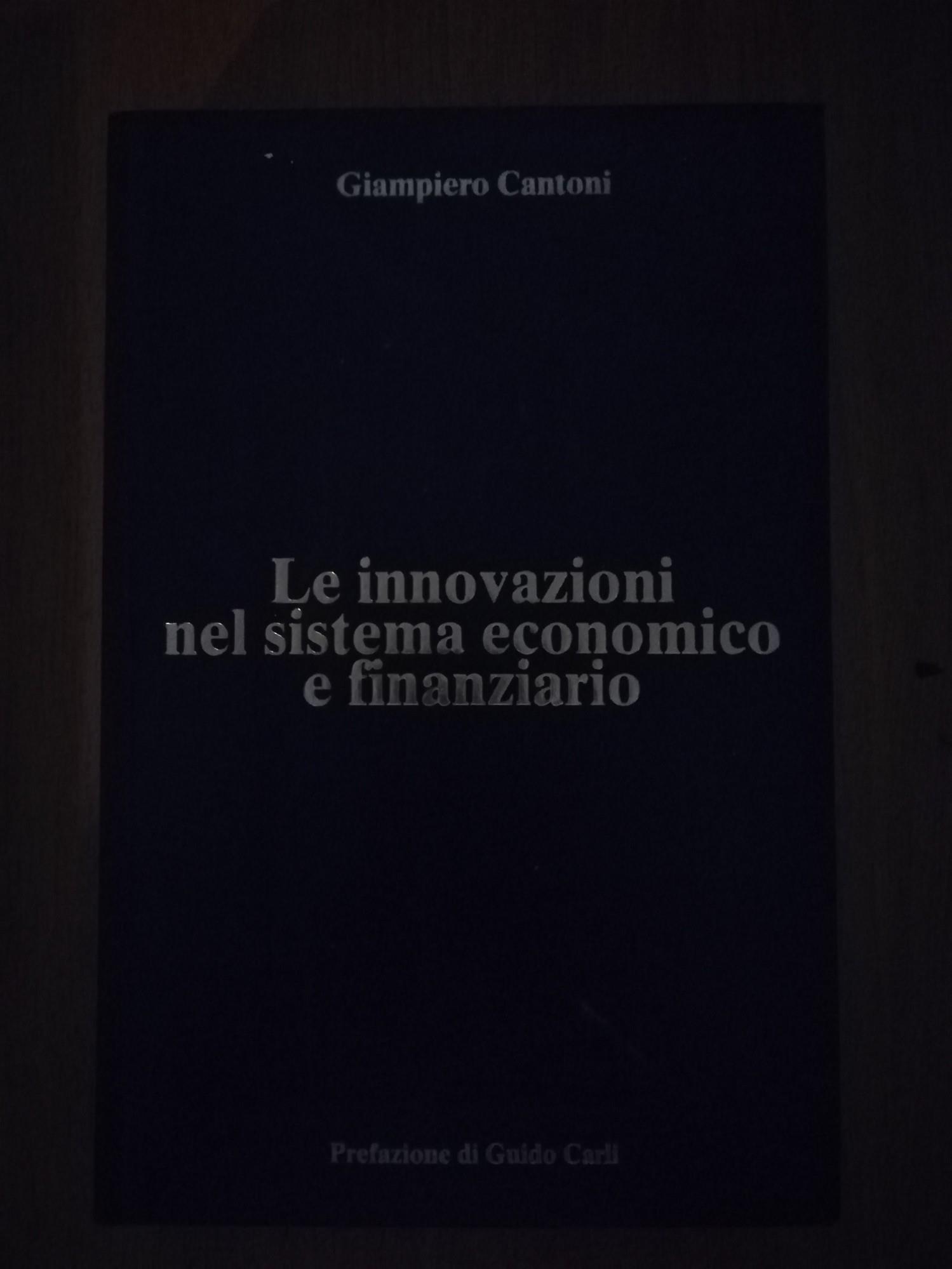 Le innovazioni nel sistema economico e finanziario