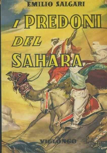 I predoni del Sahara - Emilio Salgari - copertina