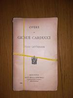 Opere studi letterari