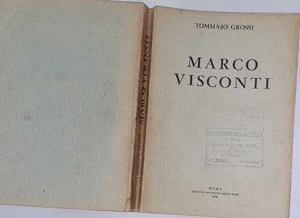 Marco Visconti - Tommaso Grossi - copertina