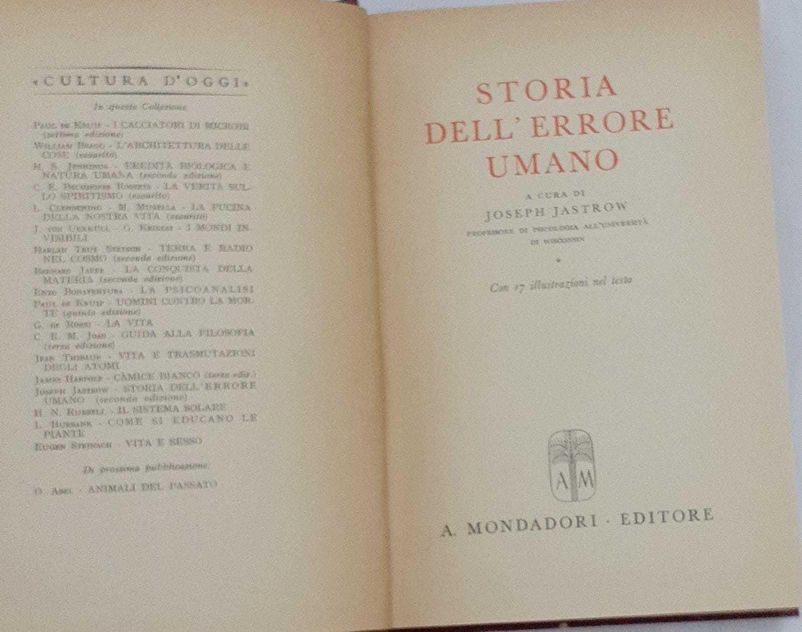 Storia dell'errore umano