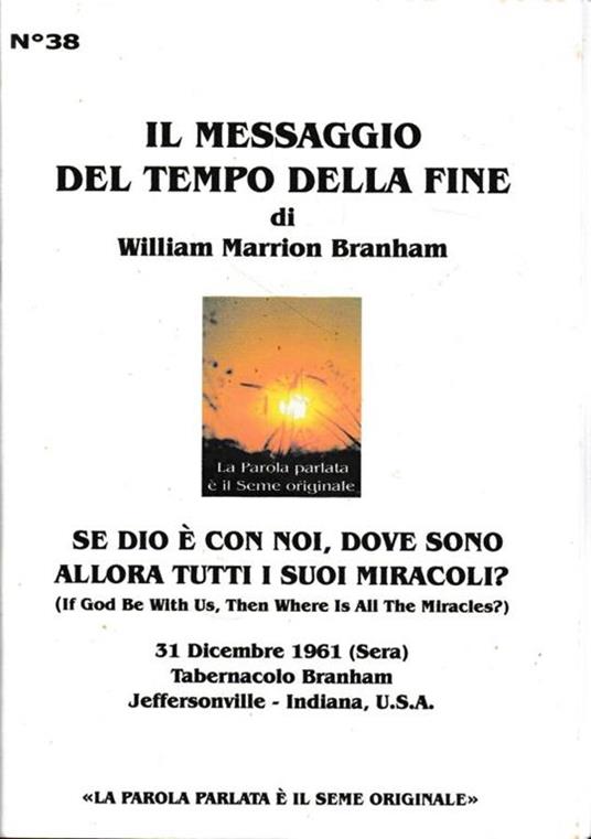 Se Dio è con noi, dove sono allora tutti i suoi miracoli? - copertina