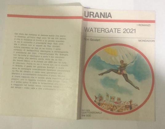 Watergate 2021 - Ron Goulart - copertina