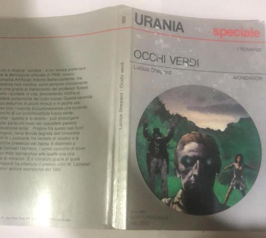 Occhi verdi - Lucius Shepard - copertina