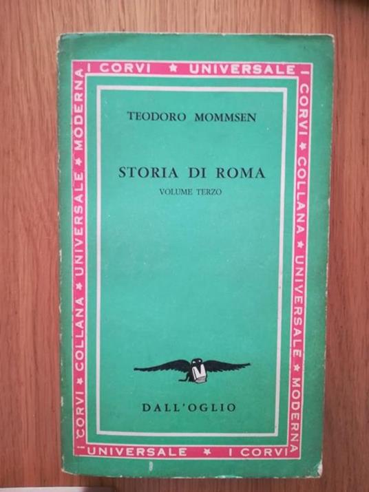 Storia di Roma Vol. 3 - Theodor Mommsen - copertina