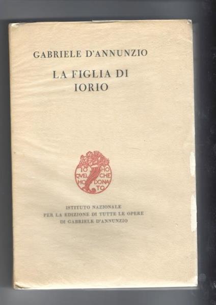 La figlia di Iorio - Gabriele D'Annunzio - copertina