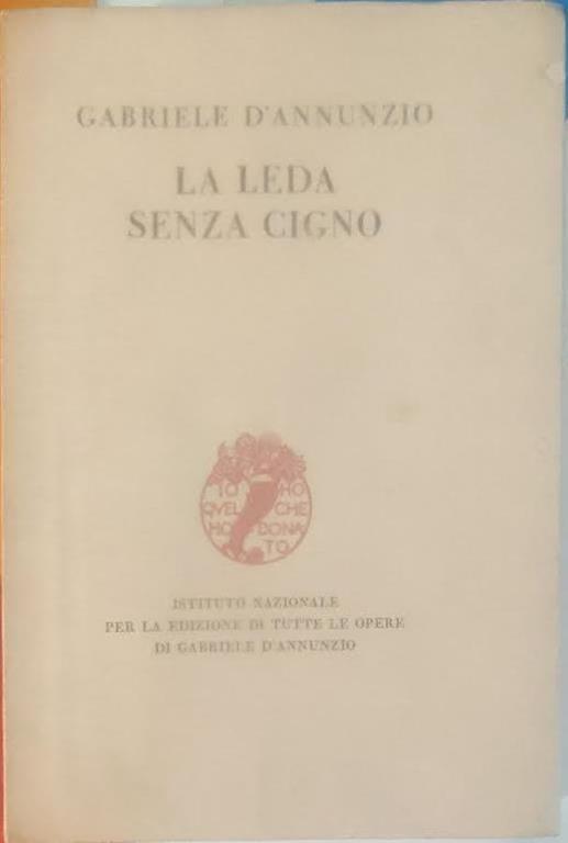 La leda senza cigno - Gabriele D'Annunzio - copertina