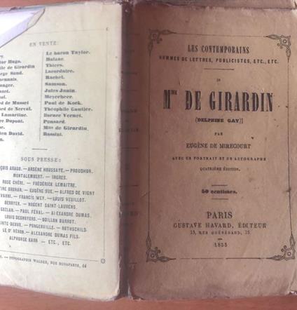 M. De Girardine - copertina