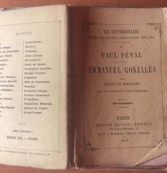 Paul Feval, Emmanuel Gonzales - copertina